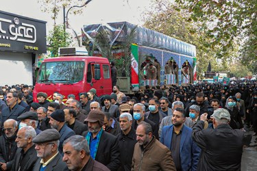 تشییع شهدای گمنام در ساری