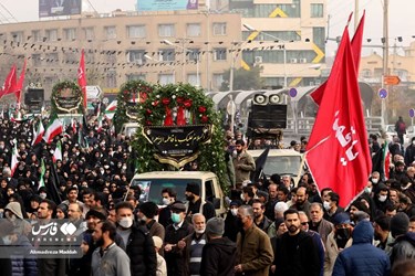 تشییع پیکر شهدای گمنام دفاع مقدس در شیراز