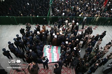 تشییع پیکر شهدای گمنام دفاع مقدس در قم