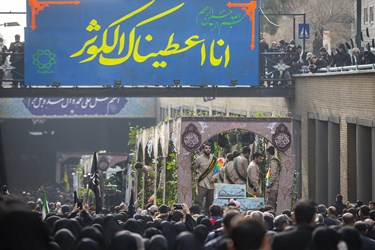 بدرقه پیکر ۲۰۰ شهید گمنام تا بهشت