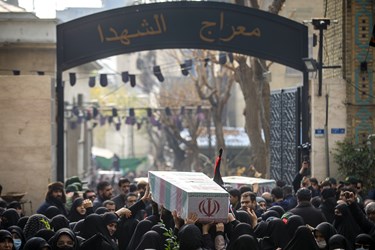 بدرقه پیکر ۲۰۰ شهید گمنام تا بهشت