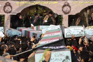 بدرقه پیکر ۲۰۰ شهید گمنام تا بهشت