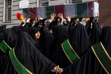 بدرقه پیکر ۲۰۰ شهید گمنام تا بهشت