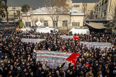 بدرقه پیکر ۲۰۰ شهید گمنام تا بهشت