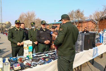 نمایشگاه کشفیات پلیس آگاهی البرز
