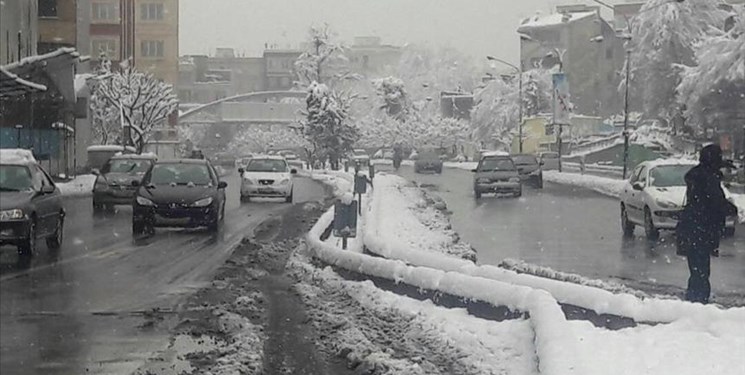 آغاز بارش برف و باران از غرب و جنوب اصفهان/ سرما و یخبندان در راه است