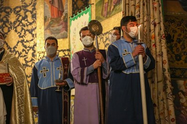 مراسم عشای ربانی در اصفهان