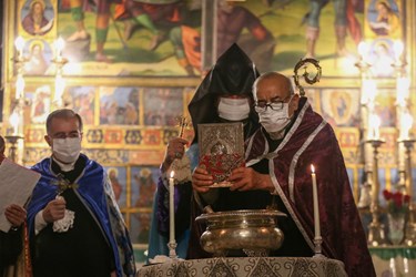 مراسم عشای ربانی در اصفهان