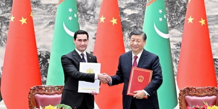 تأکید رؤسای جمهور ترکمنستان و چین بر توسعه حمل‌ونقل جاده‌ای بین المللی