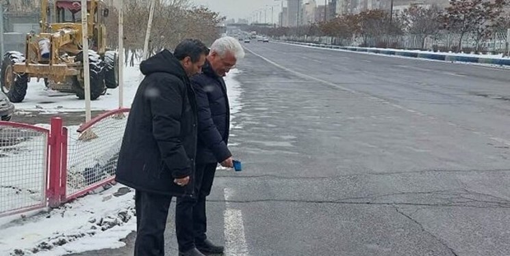 سنجش مداوم دمای آسفالت معابر  در تبریز!