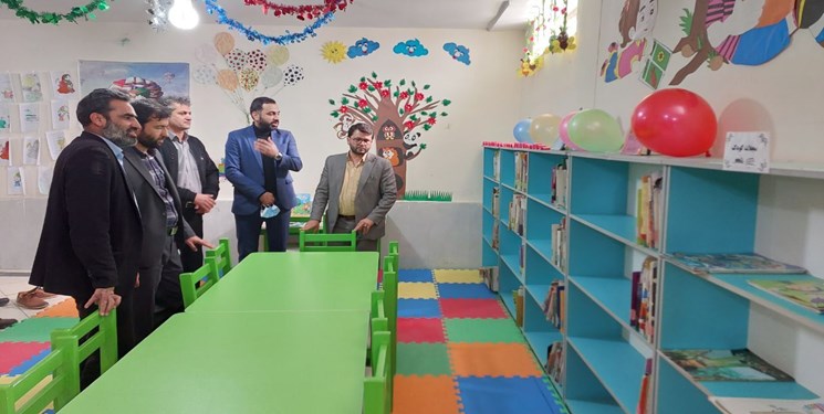 افتتاح کتابخانه مخصوص کودکان در شهر مشهدریزه تایباد