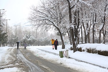 زیبایی های برفی شهرکرد