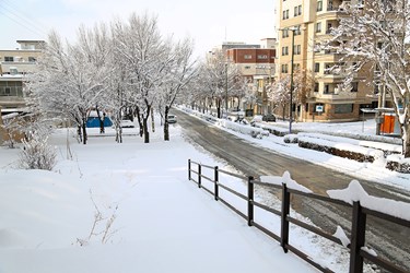 زیبایی های برفی شهرکرد