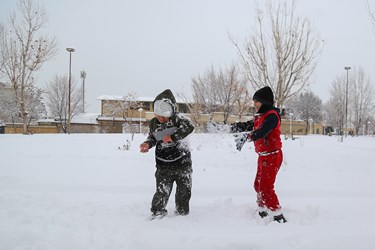 زیبایی های برفی شهرکرد