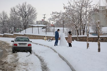 زیبایی های برفی شهرکرد