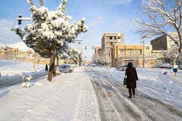 زیبایی های برفی شهرکرد
