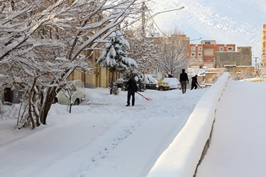 زیبایی های برفی شهرکرد
