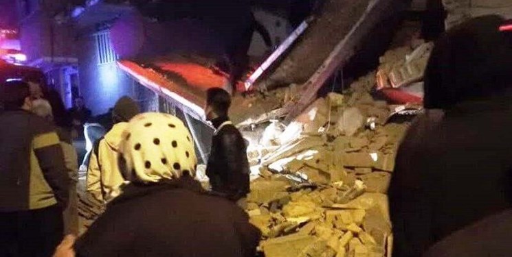 انفجار گاز ساختمانی در بوکان با ۲ کشته و ۴ زخمی+ فیلم
