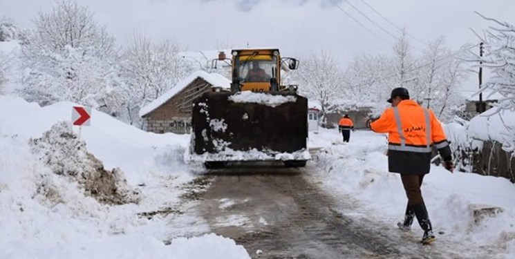 بازگشایی ۱۸۶ راه روستایی مسدود در استان قزوین