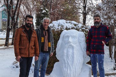 جشنواره آدم برفی در آباده برگزار شد