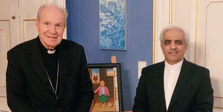 دیدار سفیر ایران با کاردینال کلیسای کاتولیک و اسقف اعظم وین