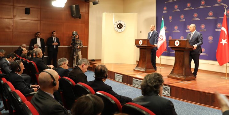 وزیر خارجه ترکیه: همکاری با ایران در چارچوب روند آستانه ادامه می‌یابد/ مخالفت با تحریم‌ها علیه ایران
