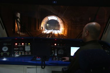 تست گرم قطار شهری کرج به روایت تصویر