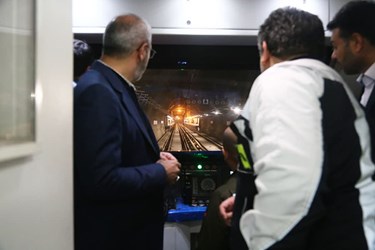 تست گرم قطار شهری کرج به روایت تصویر