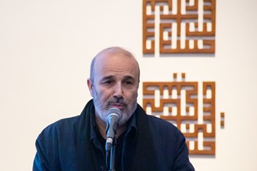 محمدرضا فلاح‌زاده جانشین فرمانده نیروی قدس سپاه پاسداران در مراسم چهلمین روز درگذشت رستم قاسمی