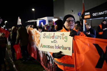 Amazon Faces First Strike in Britain as Workers Walk Out