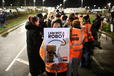 Amazon Faces First Strike in Britain as Workers Walk Out
