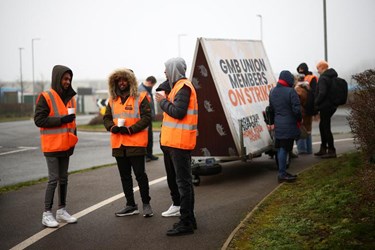 Amazon Faces First Strike in Britain as Workers Walk Out