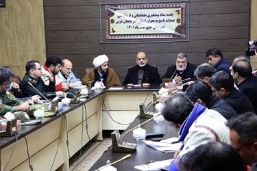 جلسه ستاد مدیریت بحران خوی با حضور وزیر کشور