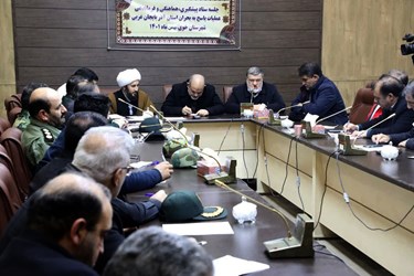 جلسه ستاد مدیریت بحران خوی با حضور وزیر کشور