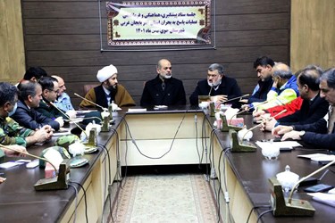 جلسه ستاد مدیریت بحران خوی با حضور وزیر کشور