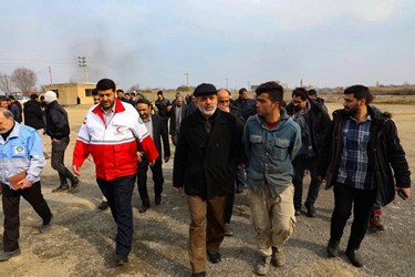 بازدید وزیر کشور از اردوگاه اضطراری زلزله زدگان خوی