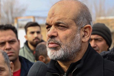 بازدید وزیر کشور از اردوگاه اضطراری زلزله زدگان خوی