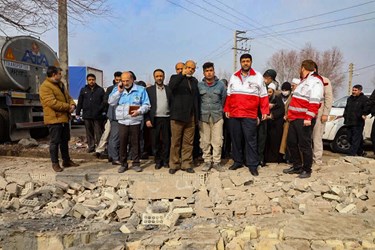 بازدید وزیر کشور از اردوگاه اضطراری زلزله زدگان خوی