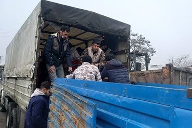 فعالیت گروه های جهادی بسیج سازندگی سپاه شهدا در مناطق زلزله زده