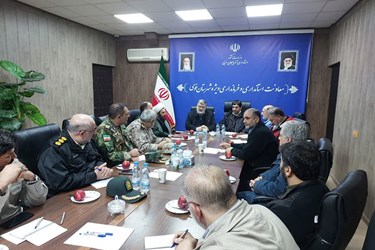 جلسه ستاد مدیریت بحران خوی باحضور مخبر