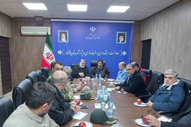 جلسه ستاد مدیریت بحران خوی باحضور مخبر