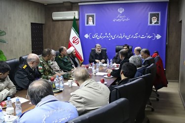 جلسه ستاد مدیریت بحران خوی باحضور مخبر