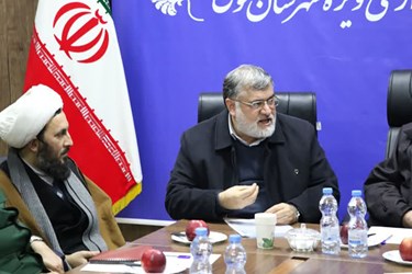 جلسه ستاد مدیریت بحران خوی باحضور مخبر