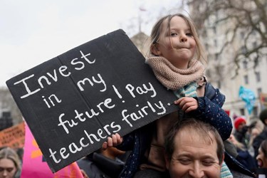 UK's Teachers, Civil Servants Join Mass Strike 