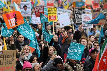 UK's Teachers, Civil Servants Join Mass Strike 