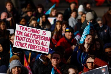 UK's Teachers, Civil Servants Join Mass Strike 