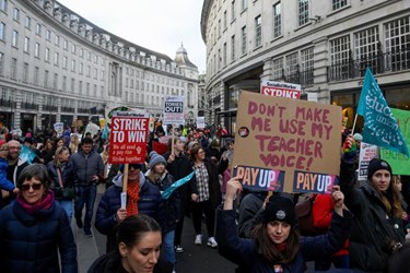 UK's Teachers, Civil Servants Join Mass Strike 