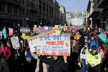 UK's Teachers, Civil Servants Join Mass Strike 