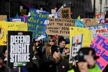 UK's Teachers, Civil Servants Join Mass Strike 