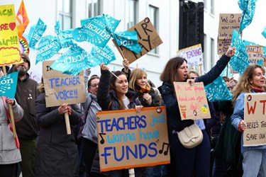 UK's Teachers, Civil Servants Join Mass Strike 
